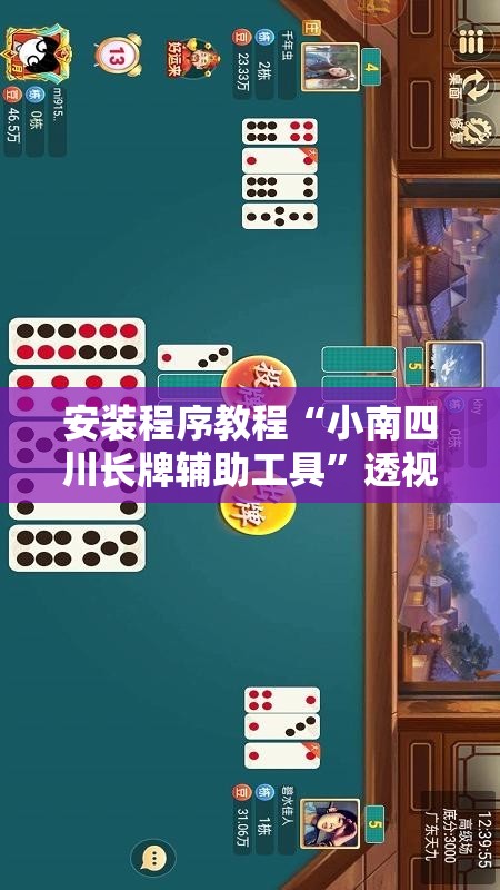 安装程序教程“小南四川长牌辅助工具	”透视开挂辅助教程
