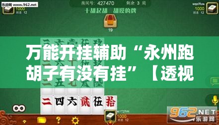 万能开挂辅助“永州跑胡子有没有挂”【透视软件教程分享】