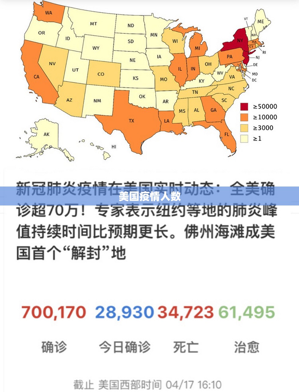 美国疫情人数(美国疫情真实现状) 美国疫情人数(美国疫情真实现状)