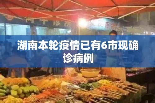 【湖南本轮疫情已有6市现确诊病例,湖南发布最新传染病疫情】