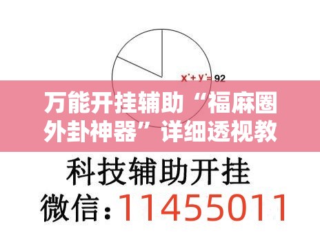万能开挂辅助“福麻圈外卦神器”详细透视教程