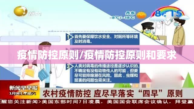 疫情防控原则/疫情防控原则和要求 疫情防控原则/疫情防控原则和要求