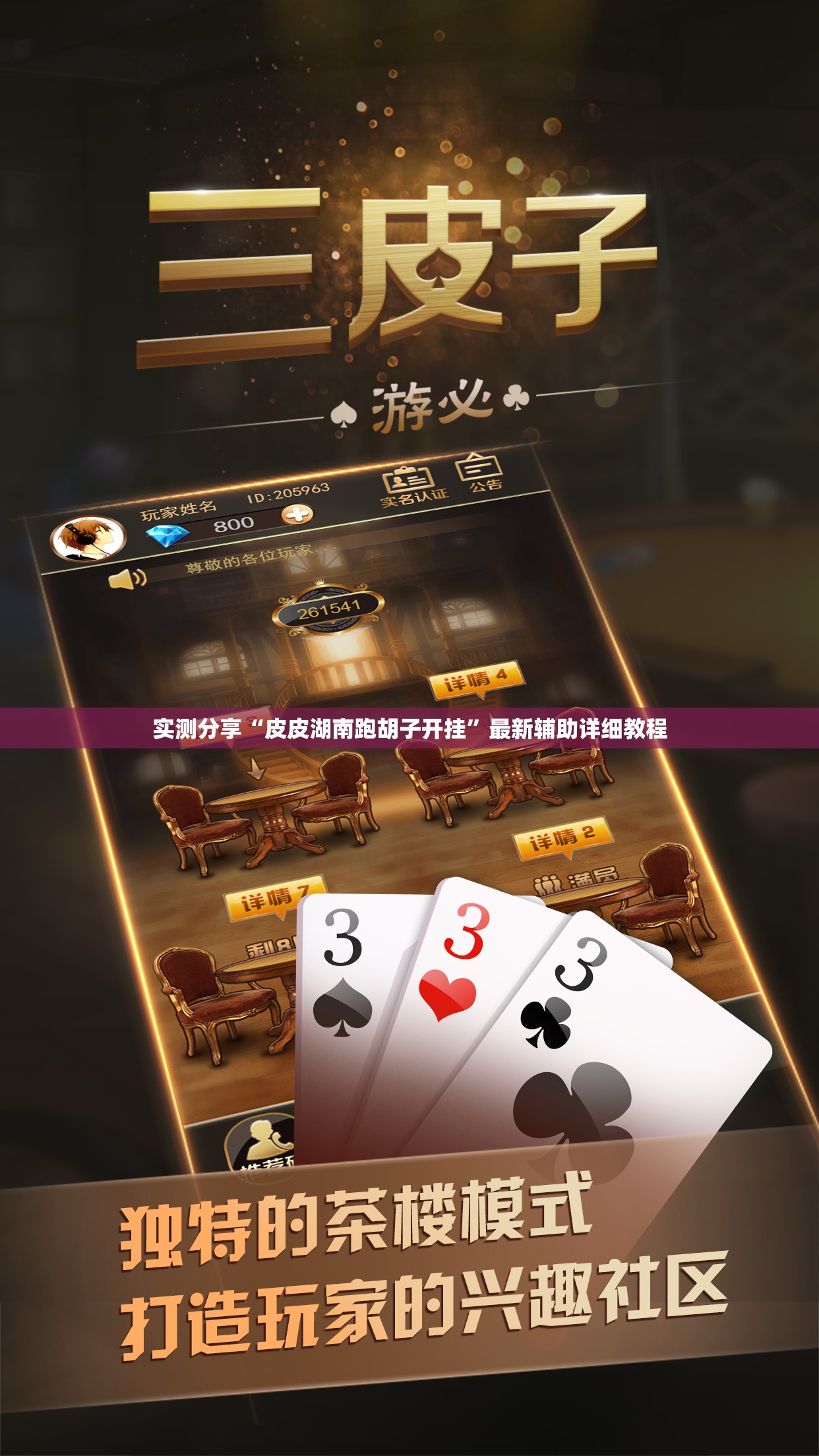 实测分享“皮皮湖南跑胡子开挂”最新辅助详细教程