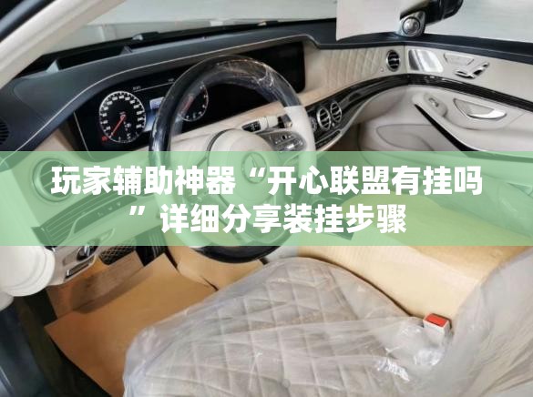 玩家辅助神器“开心联盟有挂吗”详细分享装挂步骤