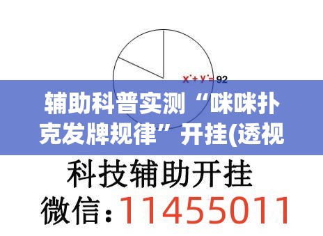 辅助科普实测“咪咪扑克发牌规律”开挂(透视)辅助教程