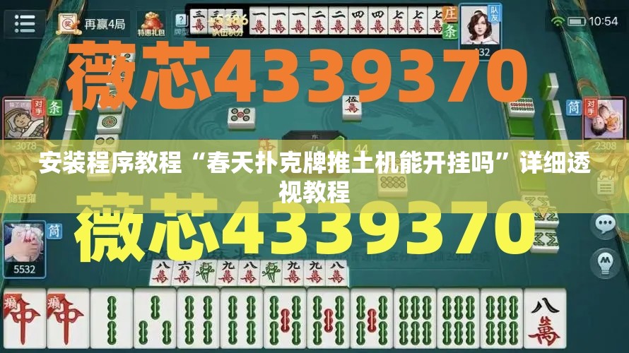 安装程序教程“春天扑克牌推土机能开挂吗”详细透视教程