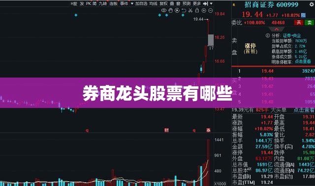 券商龙头股票有哪些 券商龙头股票有哪些