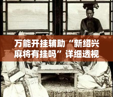 万能开挂辅助“新绍兴麻将有挂吗”详细透视教程