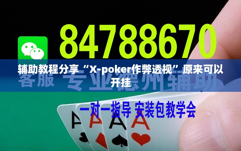辅助教程分享“X-poker作弊透视”原来可以开挂