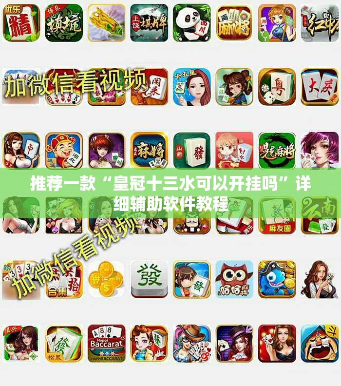 推荐一款“皇冠十三水可以开挂吗	”详细辅助软件教程