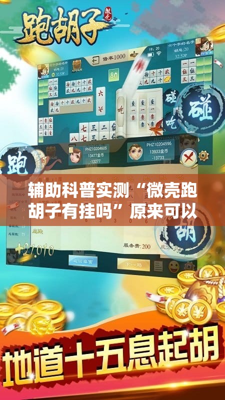 辅助科普实测“微壳跑胡子有挂吗	”原来可以开挂