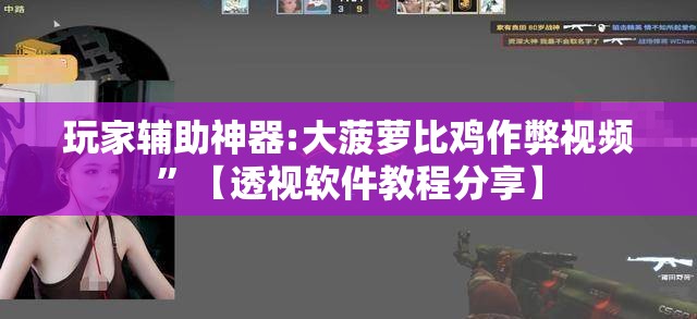 玩家辅助神器:大菠萝比鸡作弊视频”【透视软件教程分享】