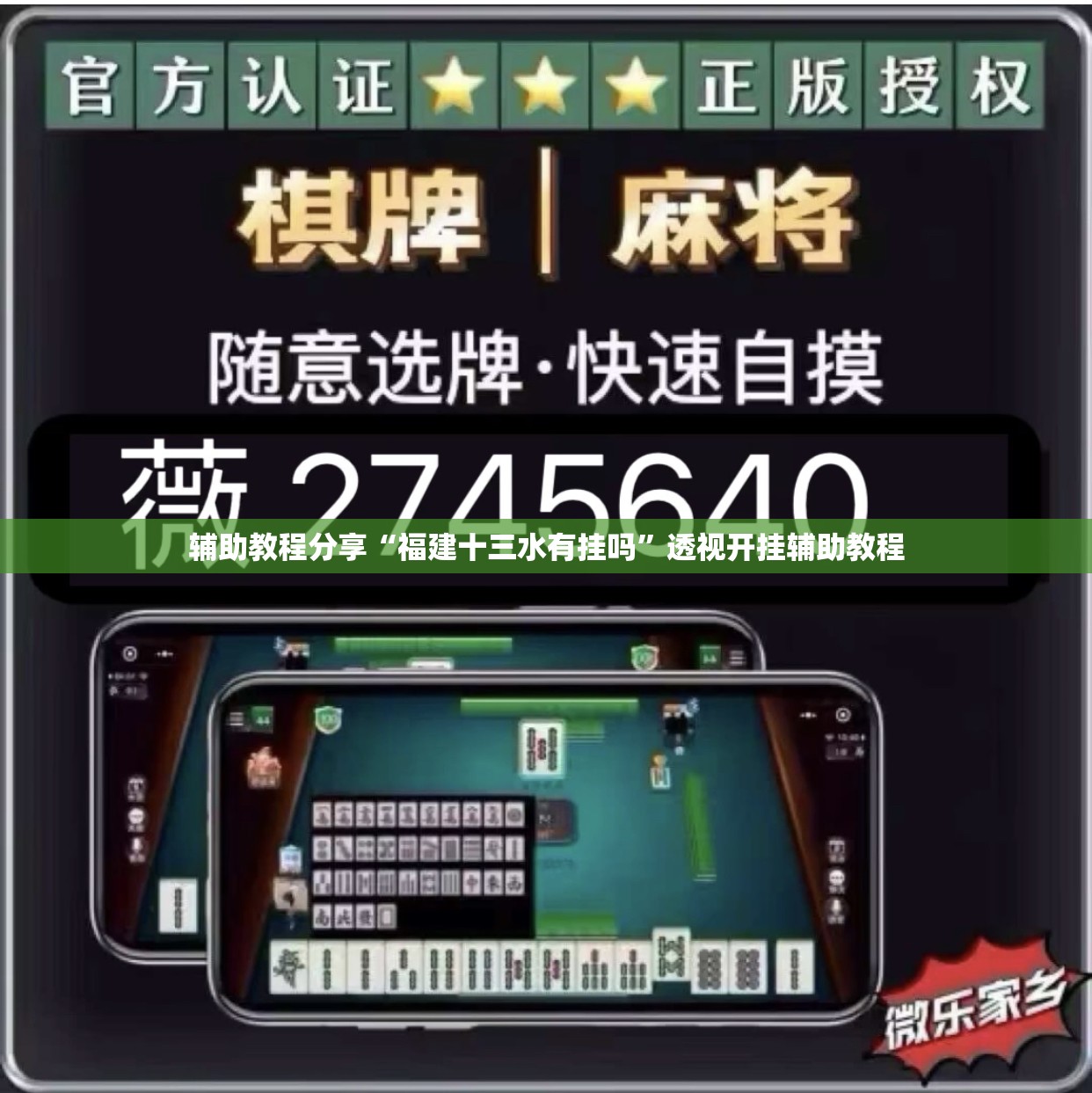 辅助教程分享“福建十三水有挂吗	”透视开挂辅助教程
