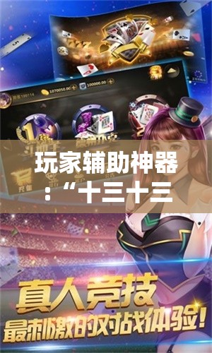 玩家辅助神器:“十三十三水有没有辅助”详细透视教程