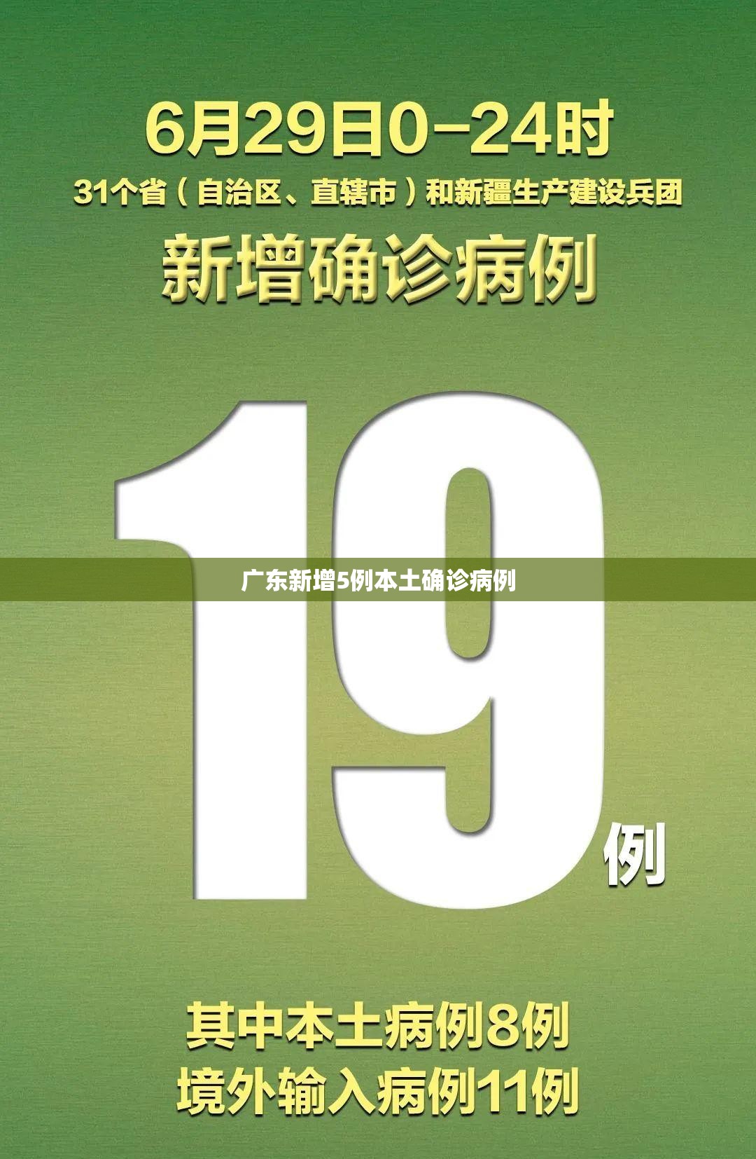 【广东新增5例本土确诊病例,广东新增5例本土确诊病例详情】 【广东新增5例本土确诊病例,广东新增5例本土确诊病例详情】