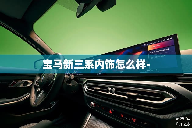 宝马新三系内饰怎么样-