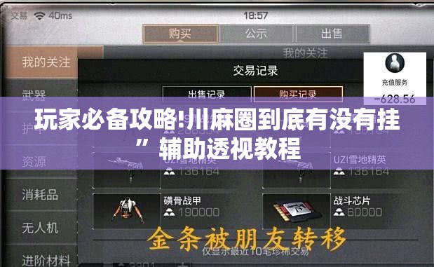 玩家必备攻略!川麻圈到底有没有挂	”辅助透视教程