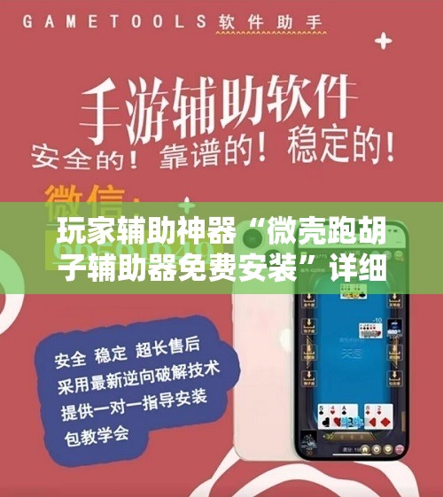 玩家辅助神器“微壳跑胡子辅助器免费安装”详细分享装挂步骤