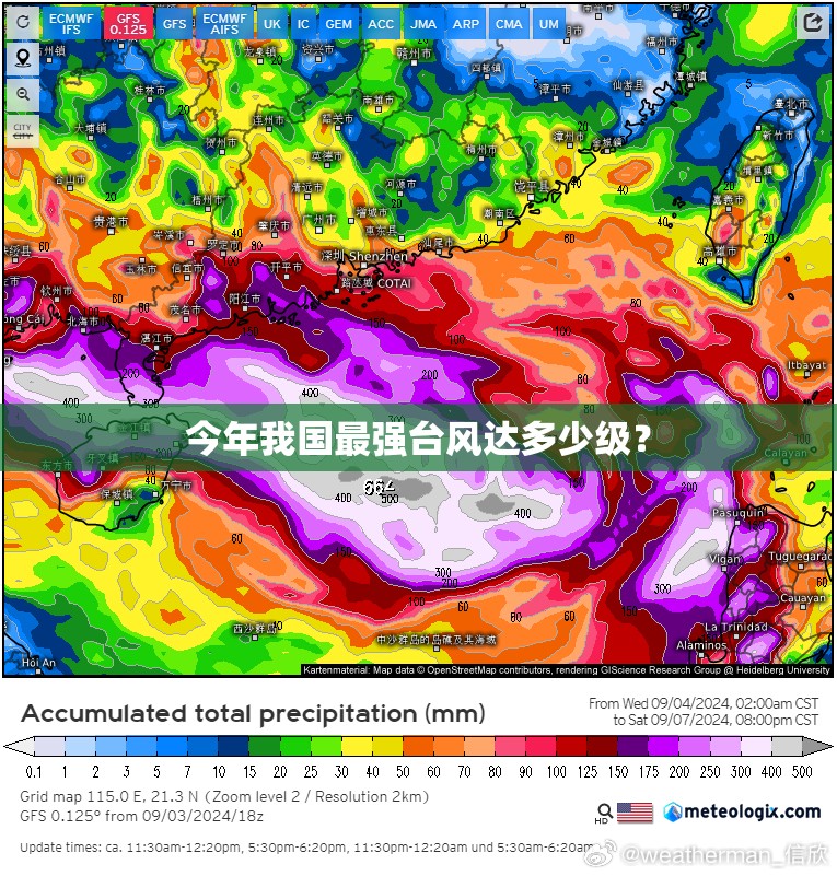 今年我国最强台风达多少级？