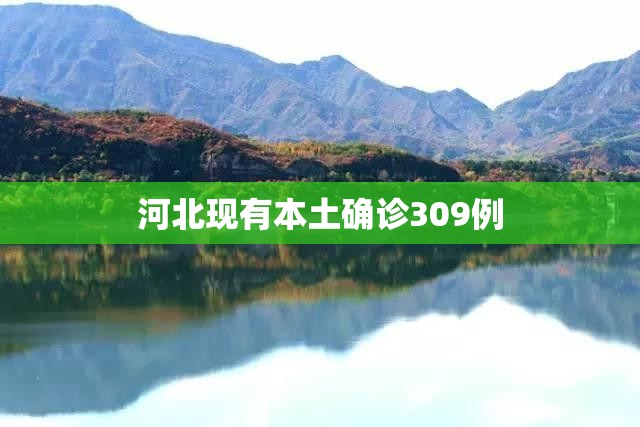河北现有本土确诊309例/河北一对夫妻确诊新冠肺炎 河北现有本土确诊309例/河北一对夫妻确诊新冠肺炎