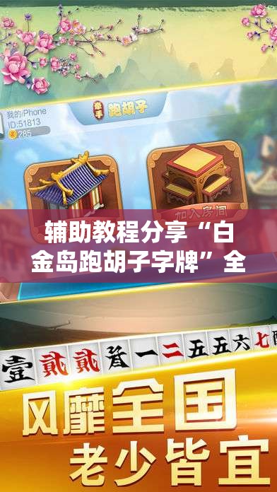 辅助教程分享“白金岛跑胡子字牌”全程揭秘开挂教程